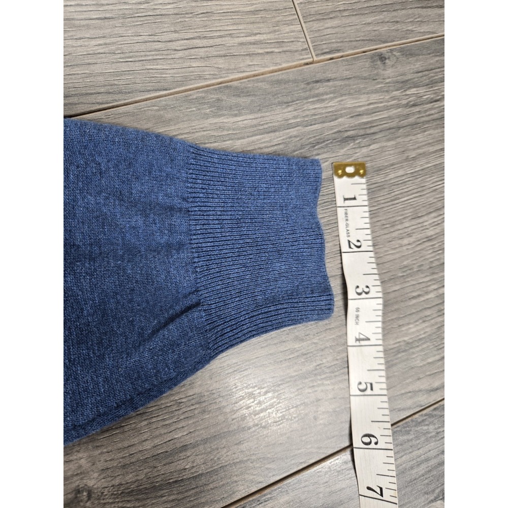 Geoffrey Beene Sweater Mens‎ XXL 2XL Blue Argyle Cotton Vintage Made Hong Kong - Picture 9 of 12
